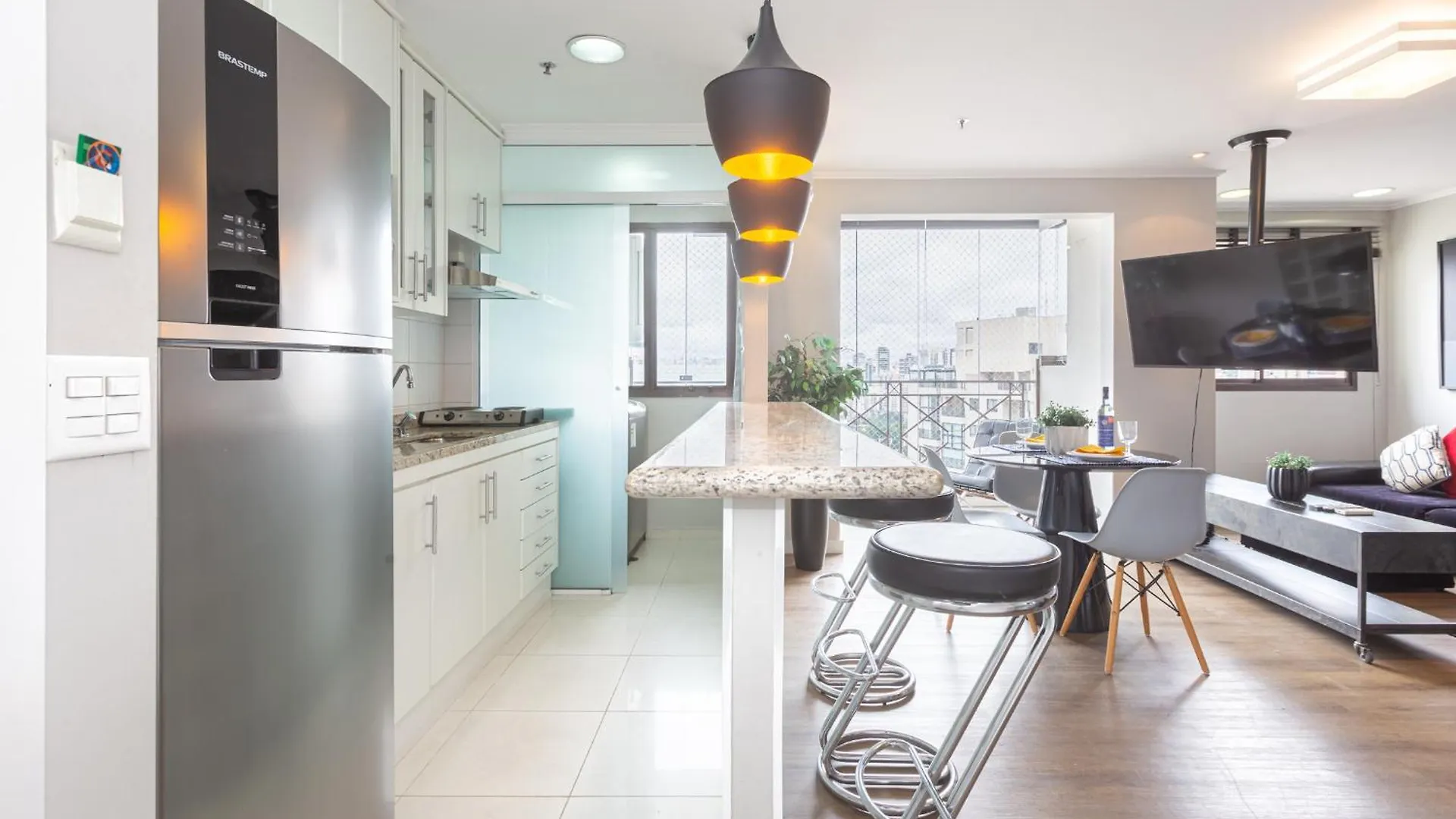 Apartment Easy Star - Lindo Flat Na Vila Olimpia - Yw01G Sao Paulo